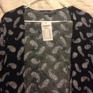 Brandy Melville b&w kimono