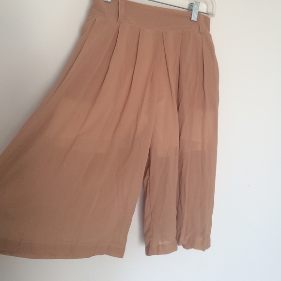 Blush Chiffon gauchos