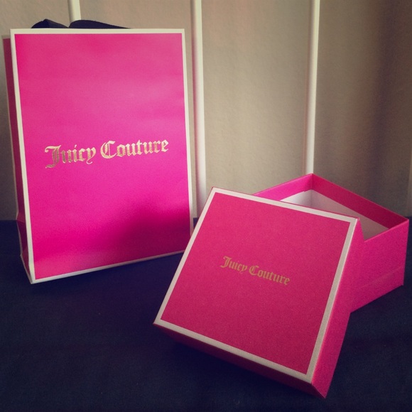 Juicy couture box and bag - (price is firm)