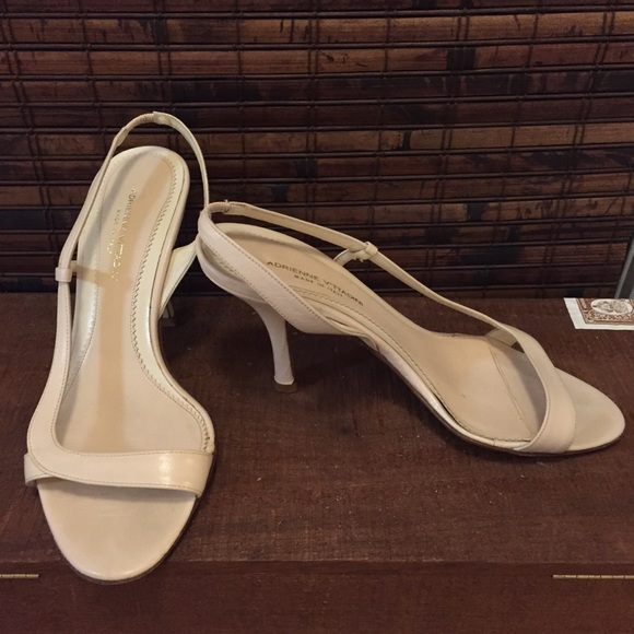 ivory strappy sandals