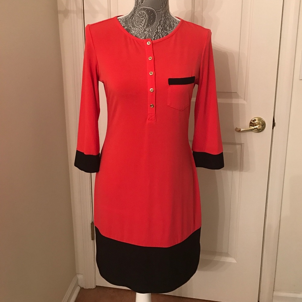 NWOT Color Block Dress