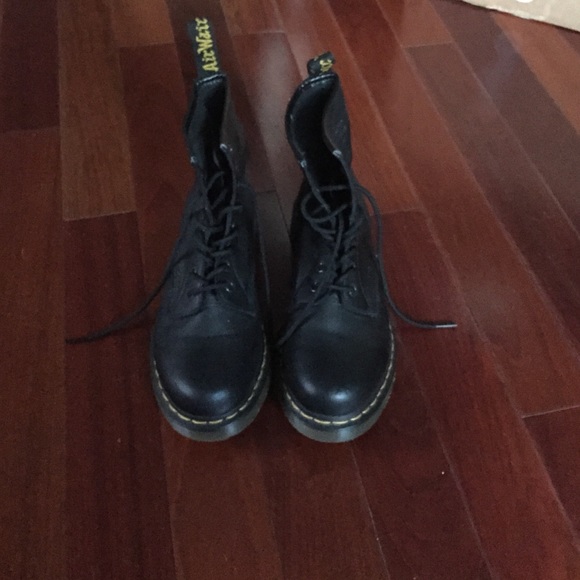 Dr. Marten's black leather high top