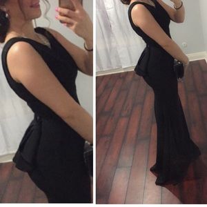 Long black dress