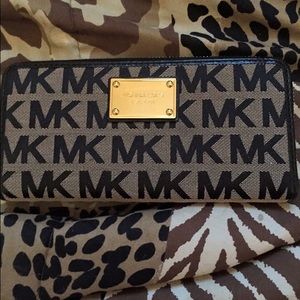 Michael Kors zip around wallet!