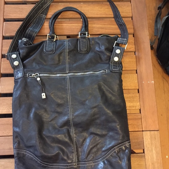Sissi Rossie soft italian leather oversized bag