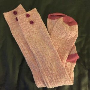 Light pink knee high socks