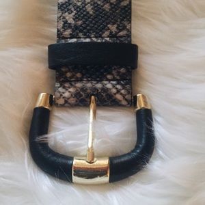 Snakeskin belt