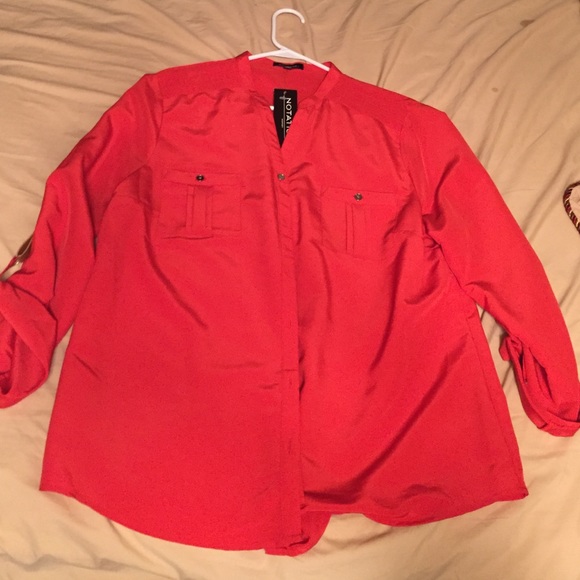 💥NEW💥 red, blouse!