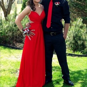 RED PROM DRESS