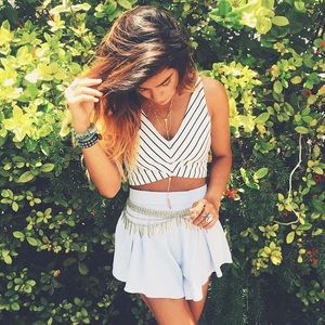 NWOT LF Baby blue shorts!Currently spring/summer🌸