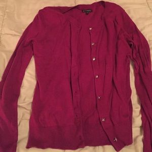 Express Magenta cardigan