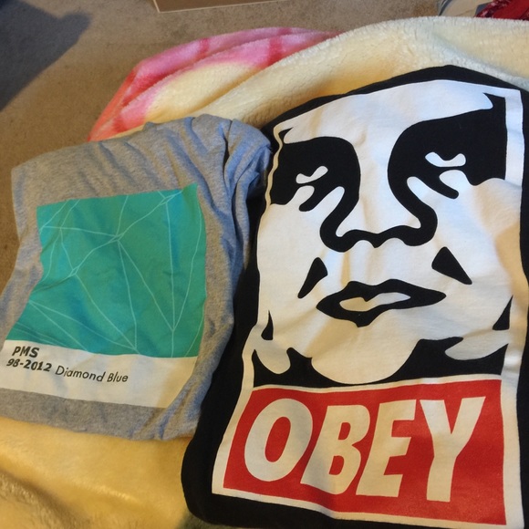 Diamond and obey tees