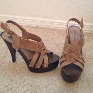 Strappy heels