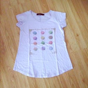 Purple macaron shirt