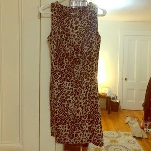 Cheetah print dress