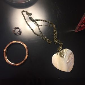 bundle of jewelry