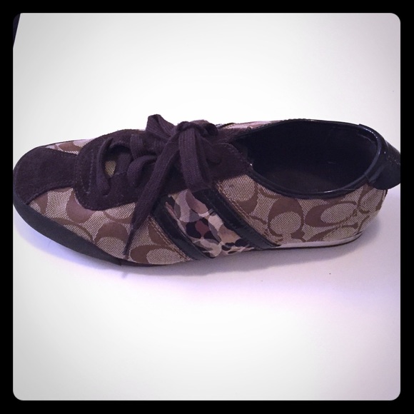 COACH Signature Leopard Sneakers