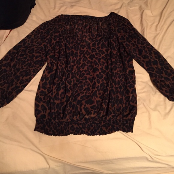 💥 NEW 💥 cheetah print blouse