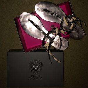 Pewter Color Sandals