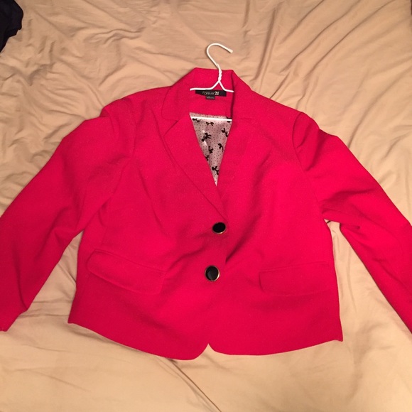 Red forever 21 blazer
