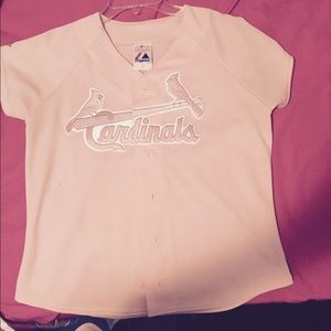 Ladies Pink Cardinals Jersey