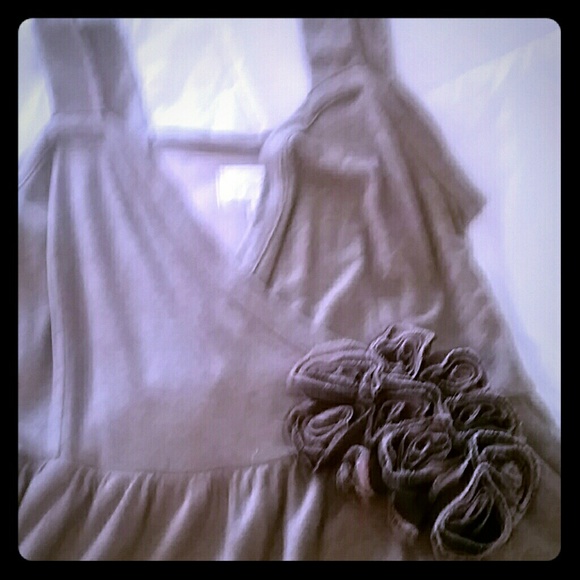 Heathered  brownish grayish cute dress