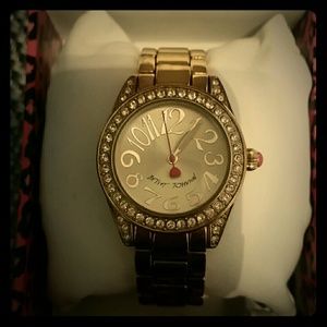 Betsey Johnson Gold watch