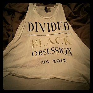 Divided Black Obsession tank