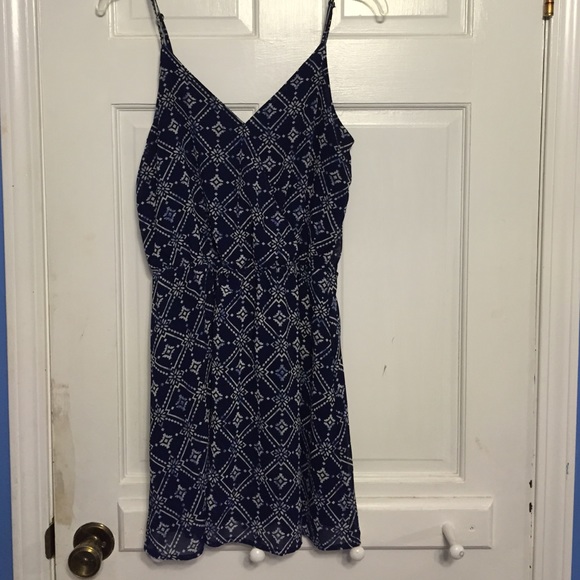 Blue Patterned Dress