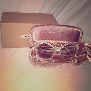 Miu Miu Pentagon Sunglasses