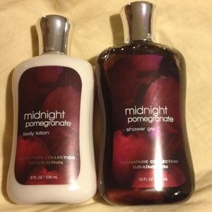 Bath & Body Works Midnight Pomegranate set