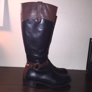 FINAL PRICE: BR 2 Tone leather riding boot