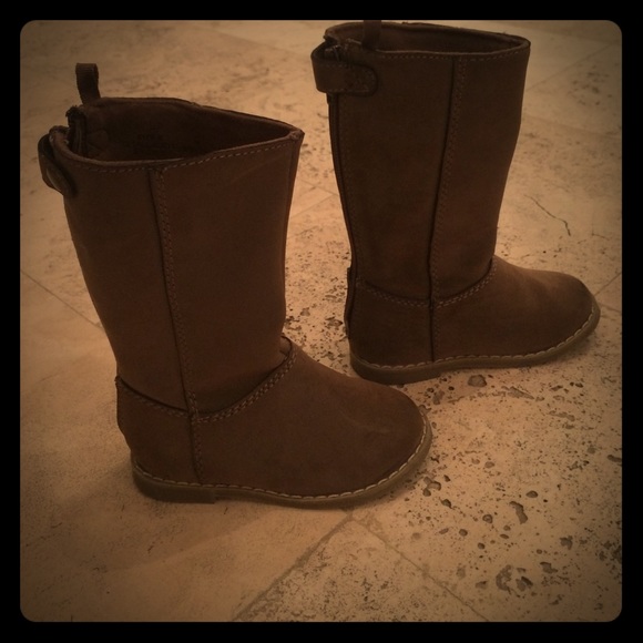 Girls 6T tall brown boots