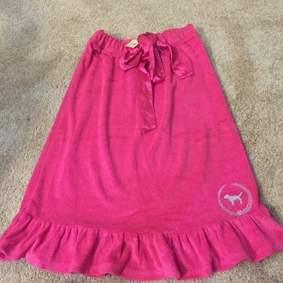Pink bathing suit cover up or robe- size is M/L