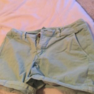 blue shorts