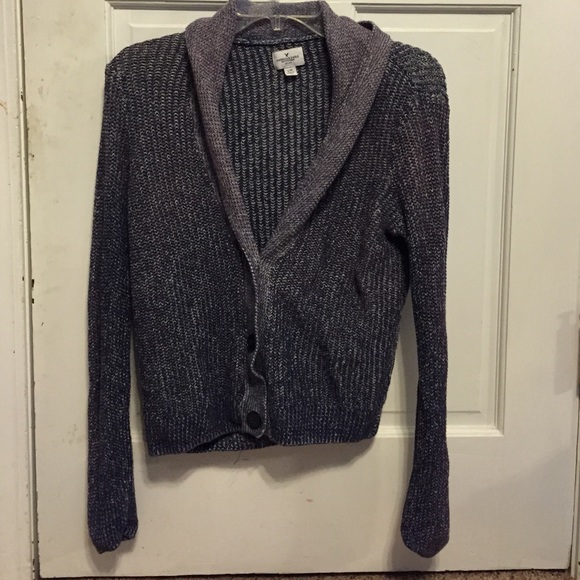 Purpley/Grey American Eagle Sweater