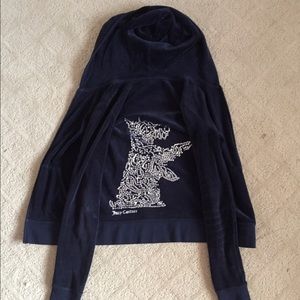 Navy blue juicy couture jacket