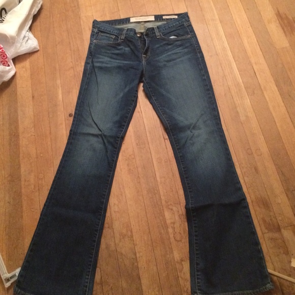 Dark wash flare jeans