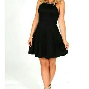 Black cocktail dress