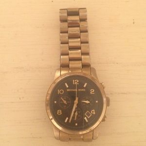 Michael Kors Gold Watch with Black Face