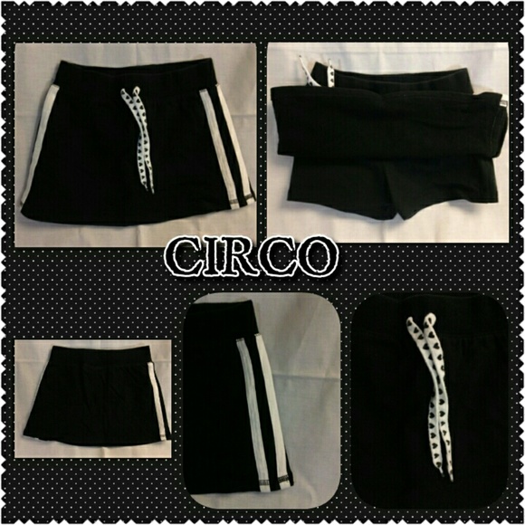 Girls Black Circo Skort.