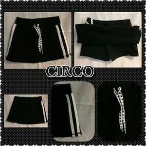 Girls Black Circo Skort.