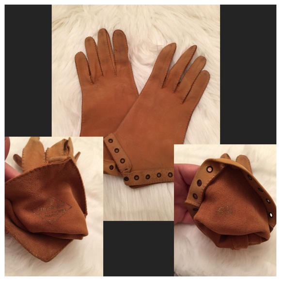 Very Rare Antique Hermes Gloves Size 6.5