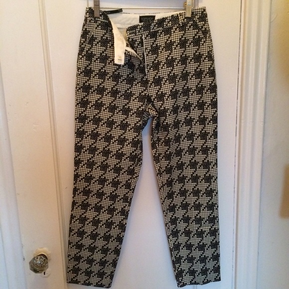Houndstooth trouser pants
