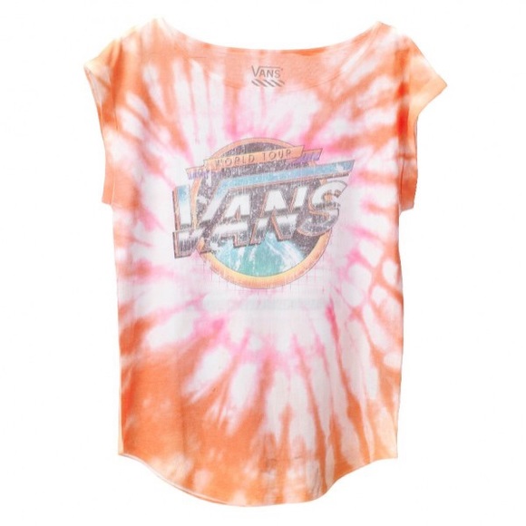 Vans World Tour Pink Tye Dye Shirt
