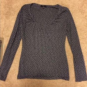 Black and gray long sleeve Express shirt