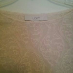 Light pink chiffon lace top