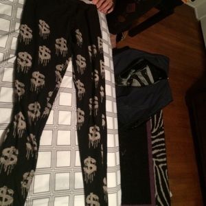 Money sign leggings