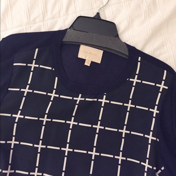 Plaid Front Sweater - Picture 2 of 4