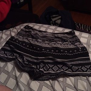 Black & white shorts